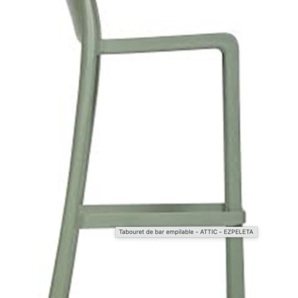 Alternative view of Taburete de bar apilable - ÁTICO - EZPELETA