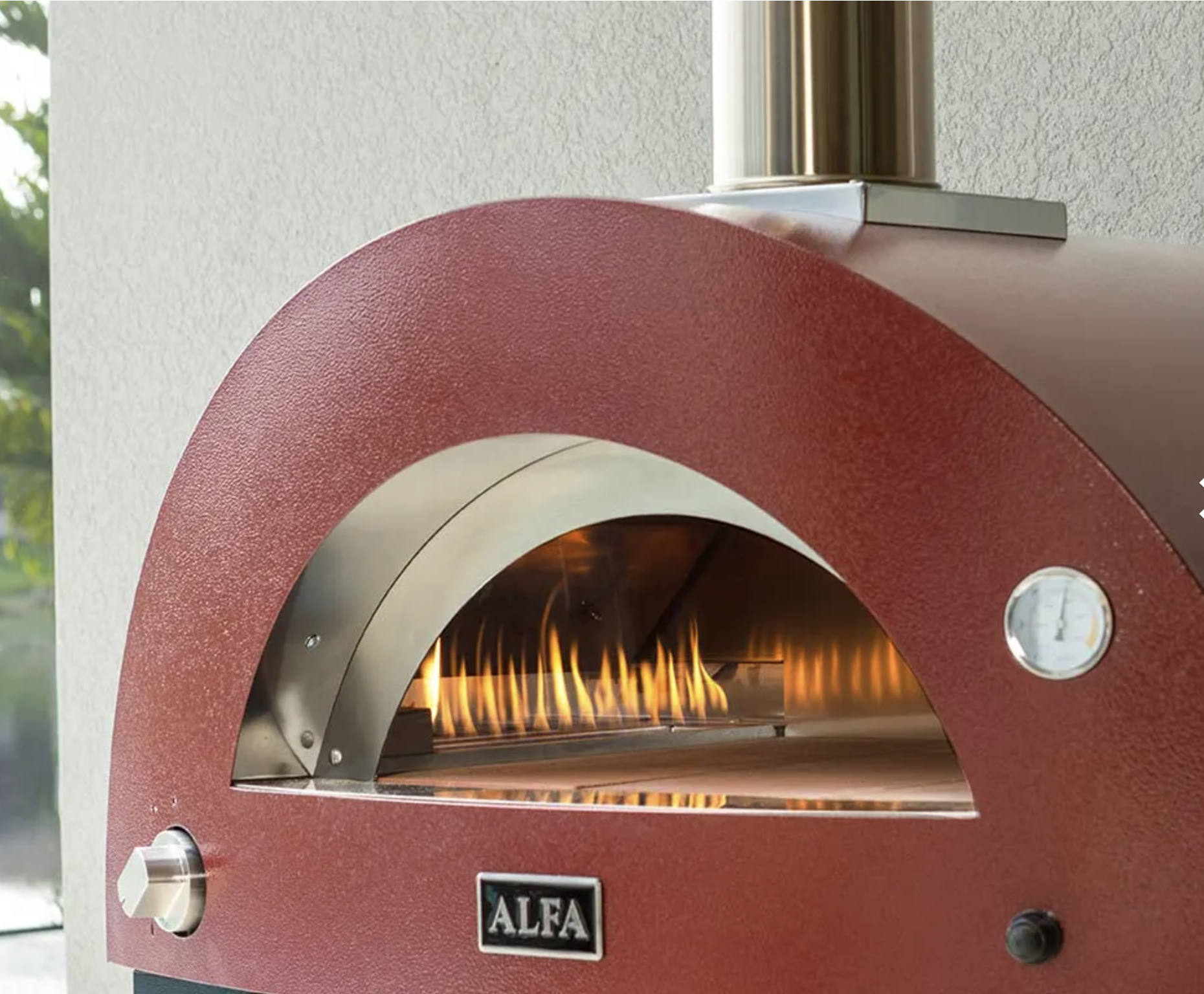Horno de pizza de leña Alfa Moderno 3 Pizza - Gris - Image 4
