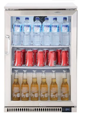 Frigorifico portátil para bebidas de exterior con una puerta, 120 litros