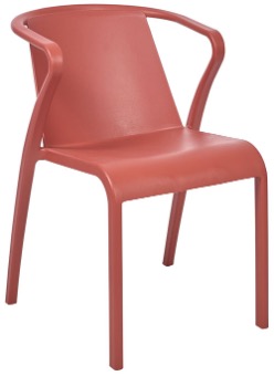 EZPELETA SILLAS FADO COM BRAZOS EXTERIOR POLIPROPILENO